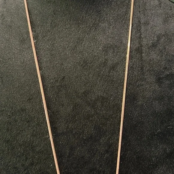 Handmade Delicate Brass Chains Bell Tassel Pendent Long Rose Gold Necklace - Picture 3 of 4